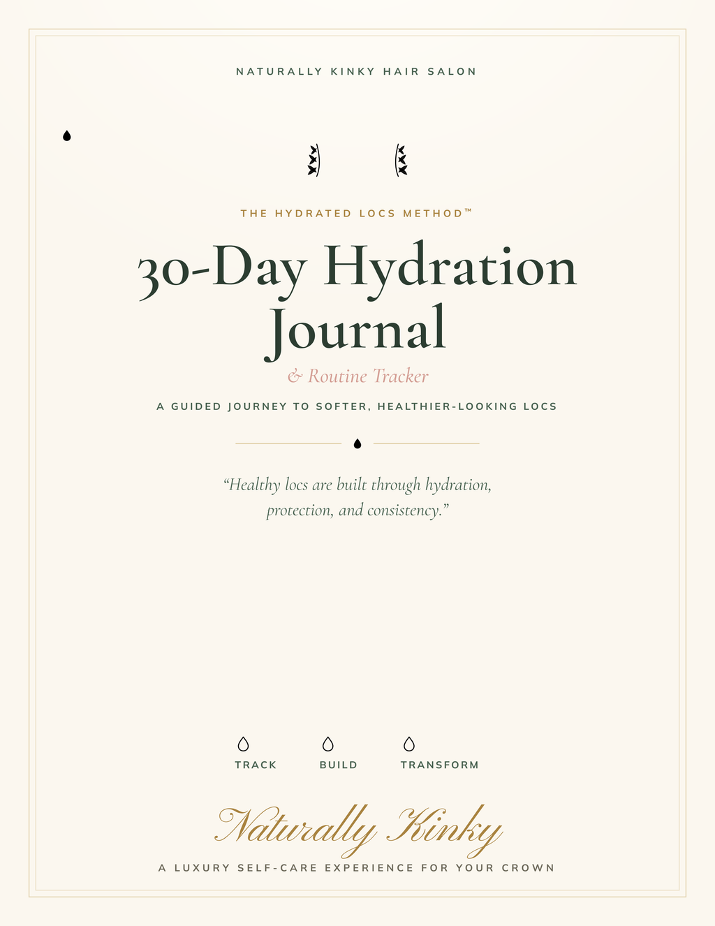 The Hydrated Locs Method™ EBook and Journal