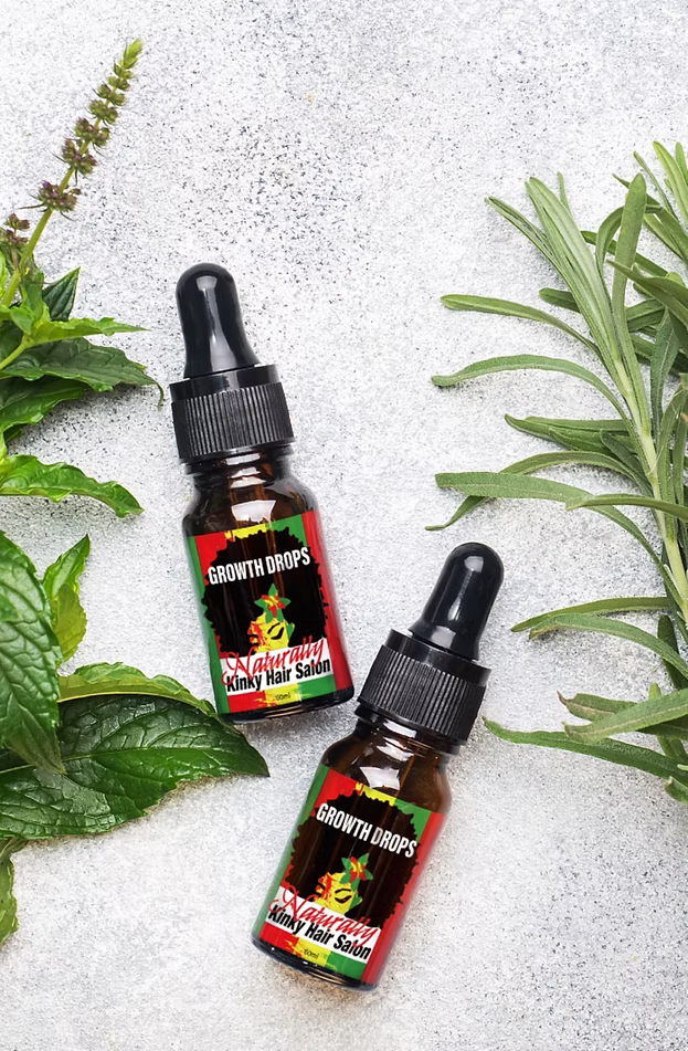 Naturally Kinky Hair Salon Growth Drops