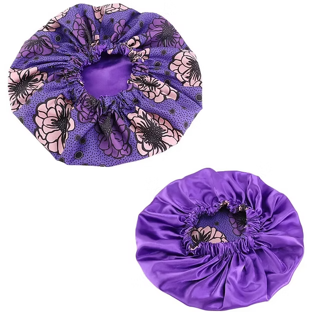 Purple Satin Bonnet
